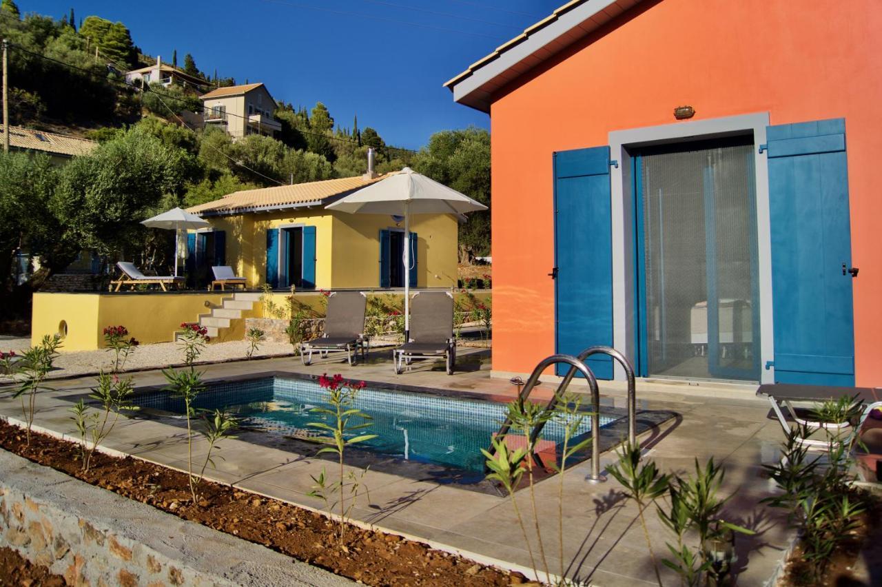 Throisma Studios With Private Pool & Parking Asos Exterior foto