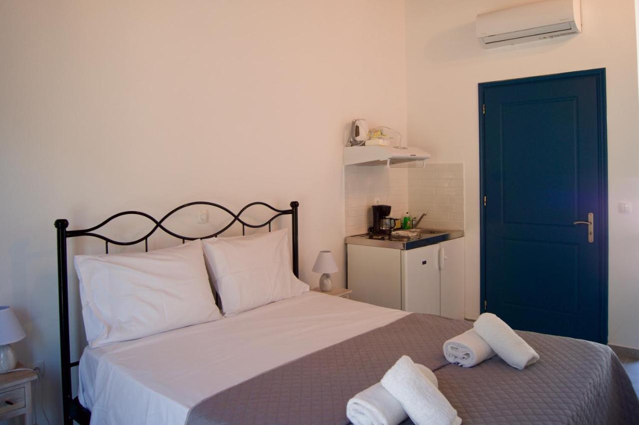 Throisma Studios With Private Pool & Parking Asos Exterior foto